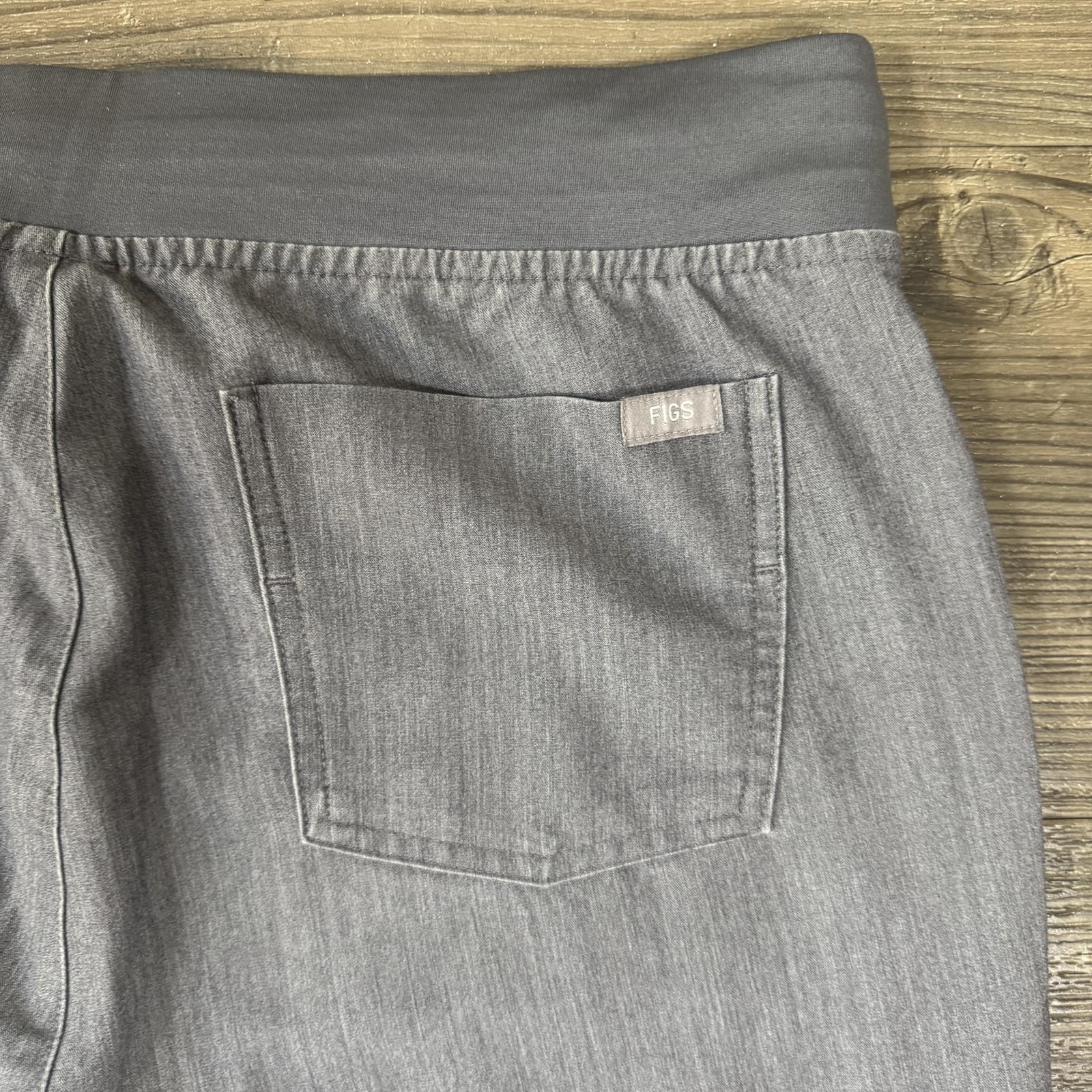 FIGS Pants Technical Collection Cargo Scrub Twill Stretch Gray Womens M - Thumbnail 8