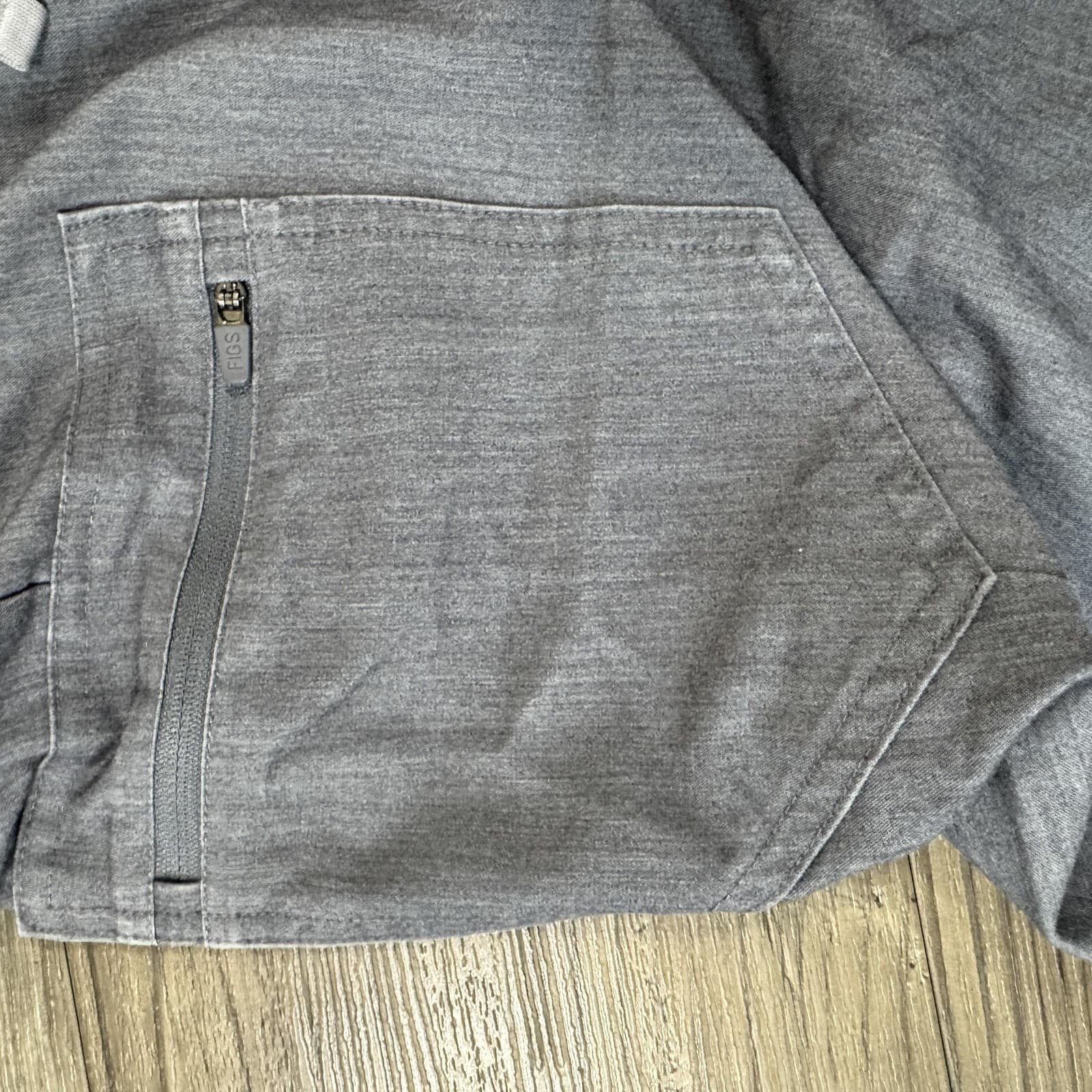 FIGS Pants Technical Collection Cargo Scrub Twill Stretch Gray Womens M - Thumbnail 10