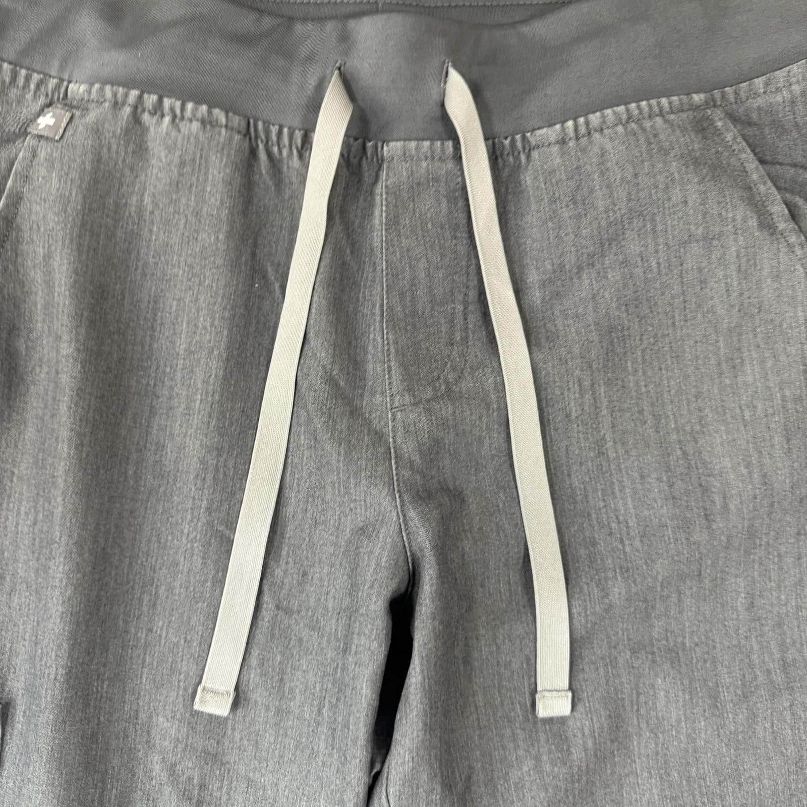 FIGS Pants Technical Collection Cargo Scrub Twill Stretch Gray Womens M - Thumbnail 5
