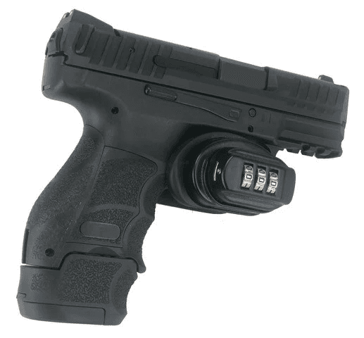 3-Dial Combination Trigger Gun Lock Safe Universal Firearms Pistol Rifle Shotgun