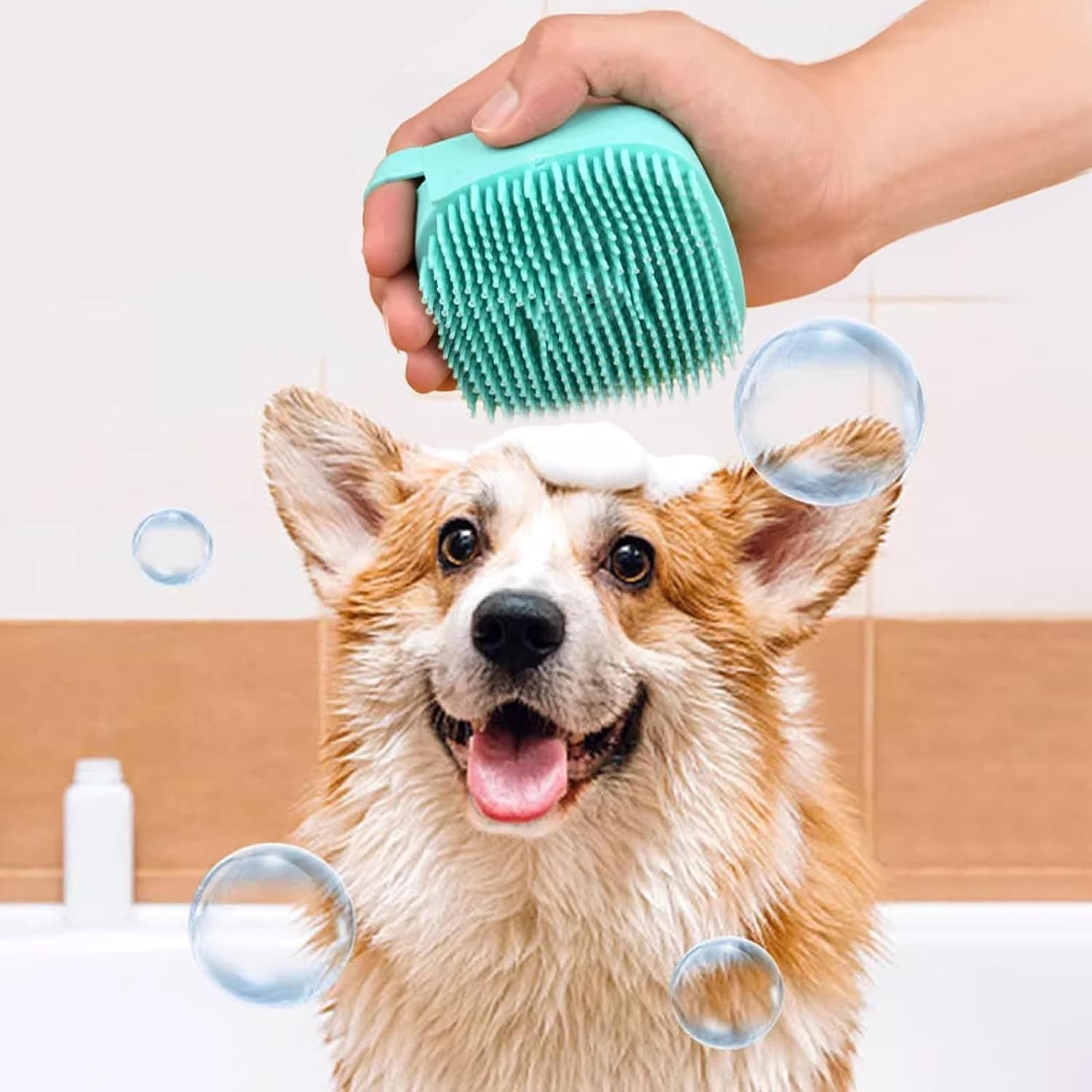 7pcs Pet Grooming Kit, Self-Cleaning Brush Shedding Kit With Nail Clipper, Flea - Thumbnail 4