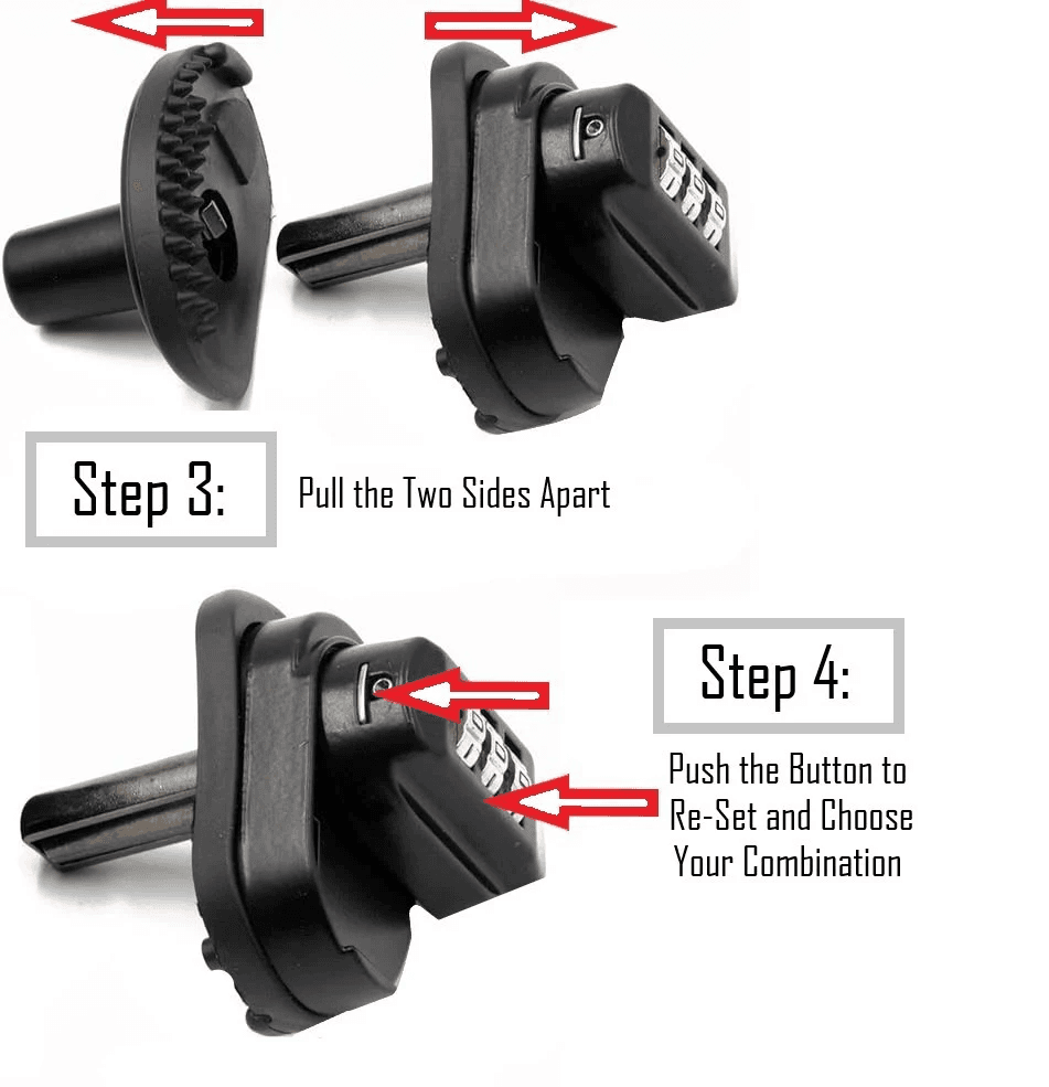 3-Dial Combination Trigger Gun Lock Safe Universal Firearms Pistol Rifle Shotgun - Thumbnail 9