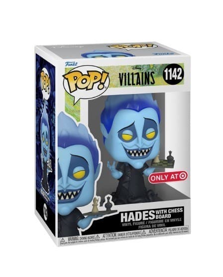 Funko Pop! Villains Hades Chess Board 1142 Vinyl Figure Target Exclusive in Box