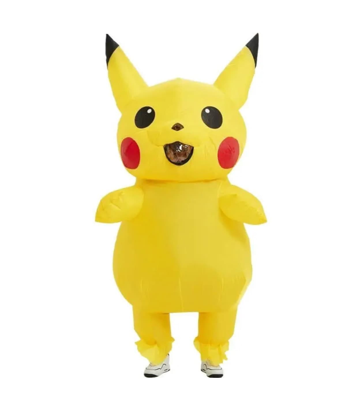 Pikachu Inflatable Costume Mascot Blow Up fit 120-150cm Kid Party Cosplay Outfit