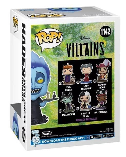 Funko Pop! Villains Hades Chess Board 1142 Vinyl Figure Target Exclusive in Box - Thumbnail 2