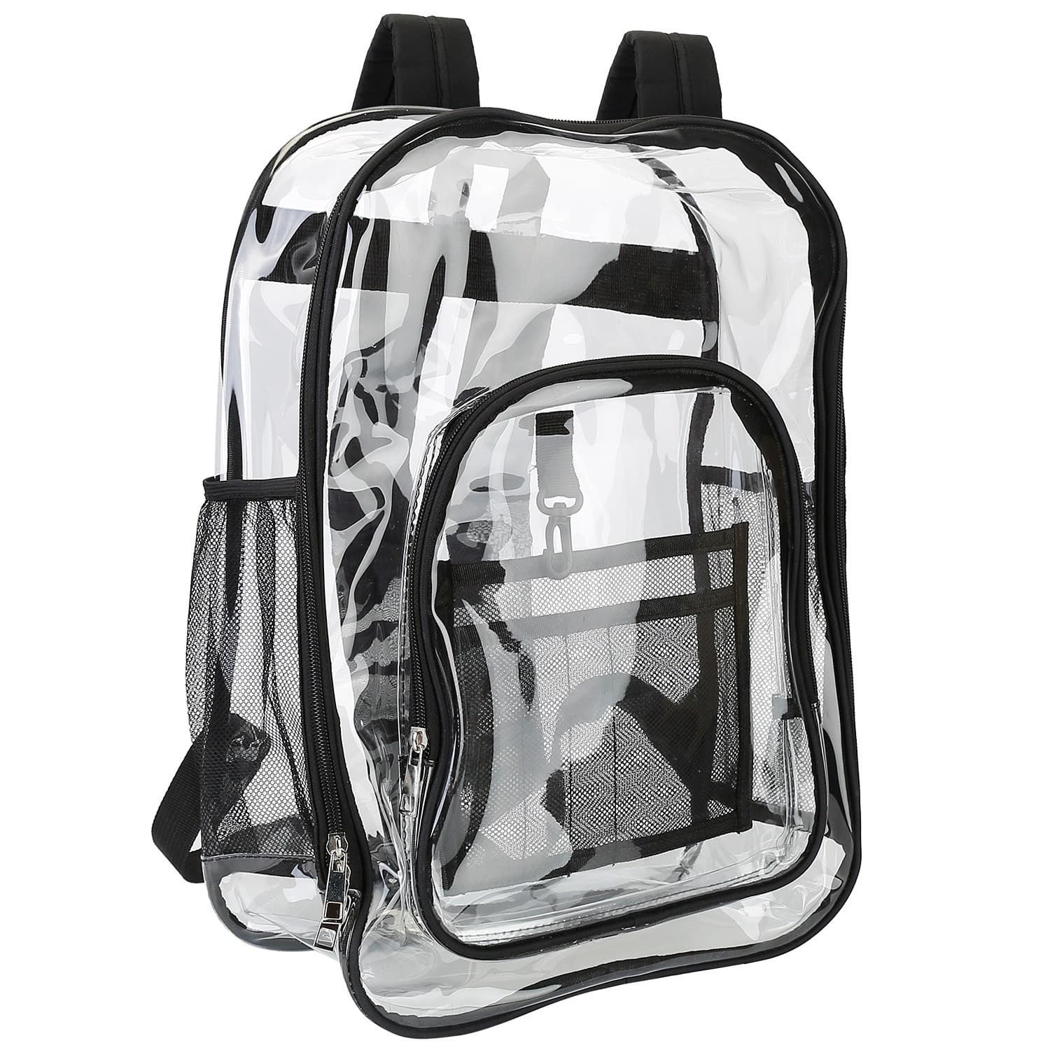 clear backpack heavy duty transparent bookbag - Thumbnail 18