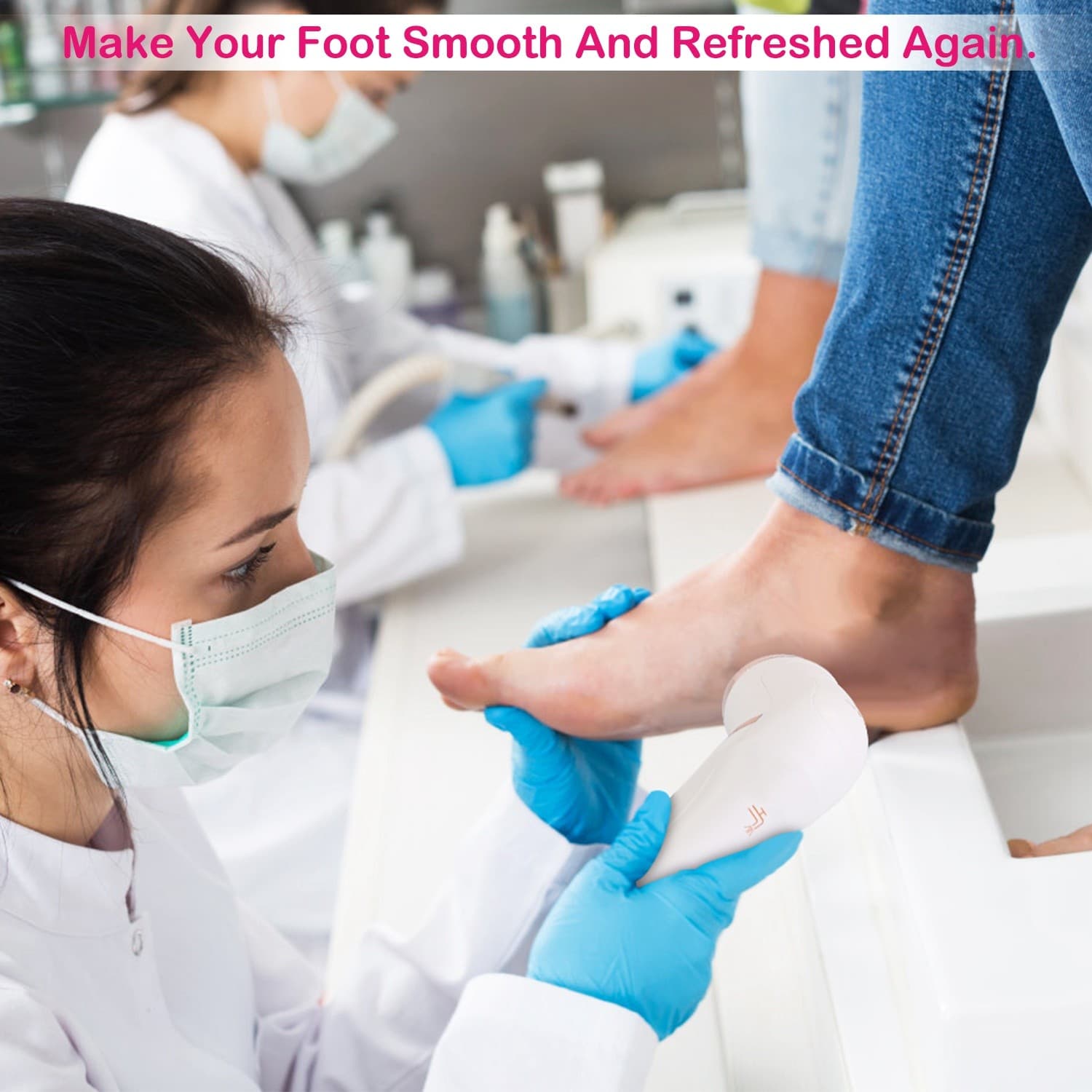 17Pcs Electric Foot Callus Remover With Vacuum Foot Grinder Rechargeable Foot Fi - Thumbnail 8