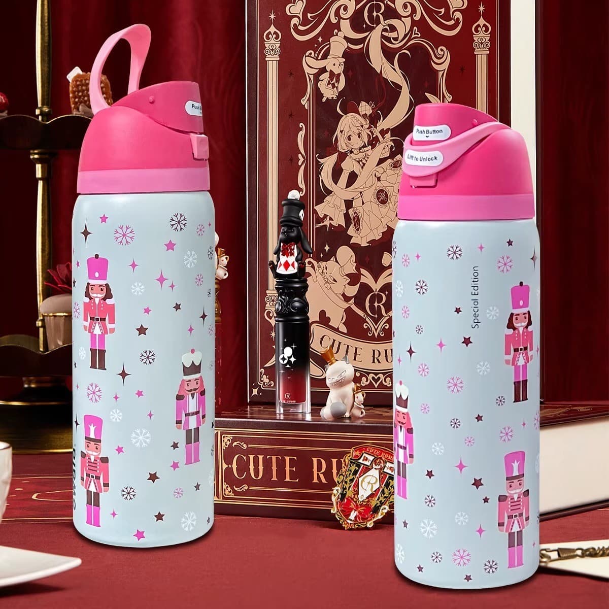 owala pink Bottle, 32 oz, 945 ml, retains heat for over 24 h. - Thumbnail 4