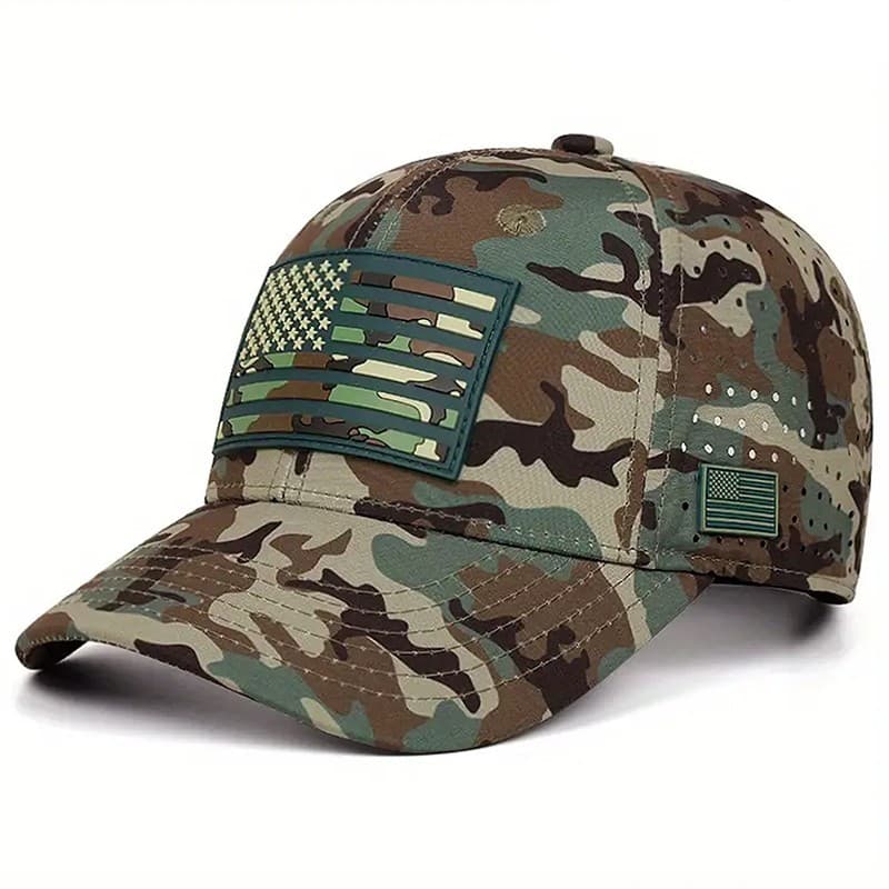 New Baseball Hat American Flag Street Fashion Hat Outdoor Sports - Thumbnail 4