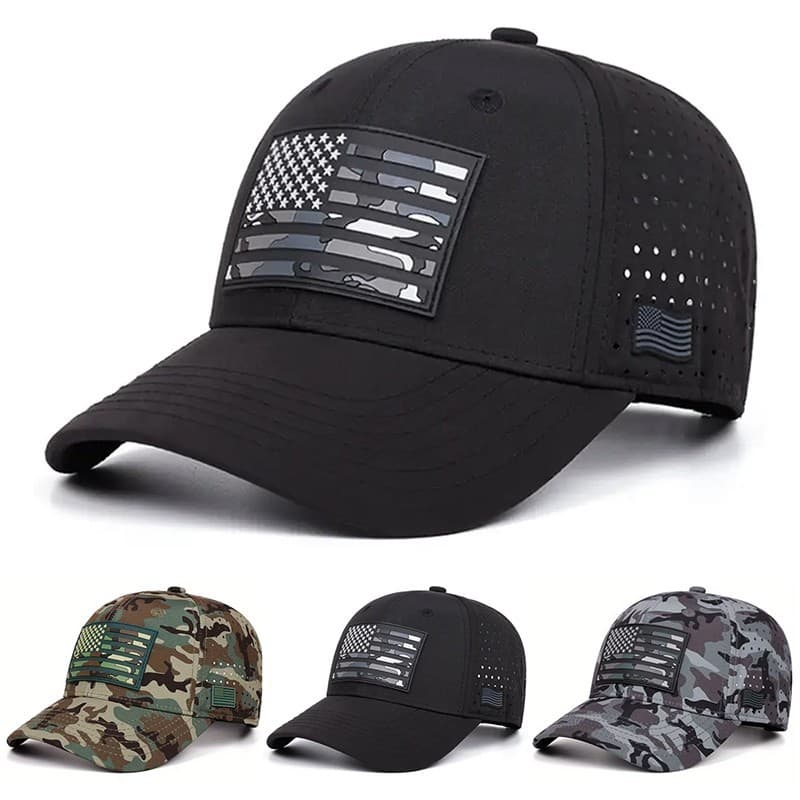 New Baseball Hat American Flag Street Fashion Hat Outdoor Sports - Thumbnail 7