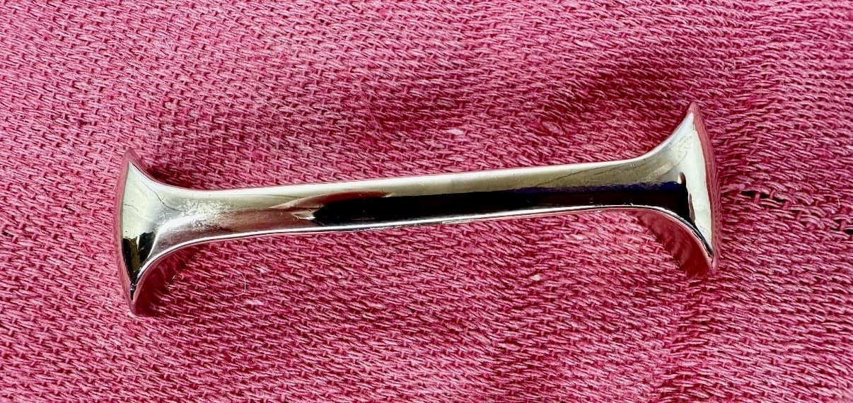 Modern Polished Brass Cabinet/Drawer Handle Pulls Set of 2 – 3” Centers - Thumbnail 3
