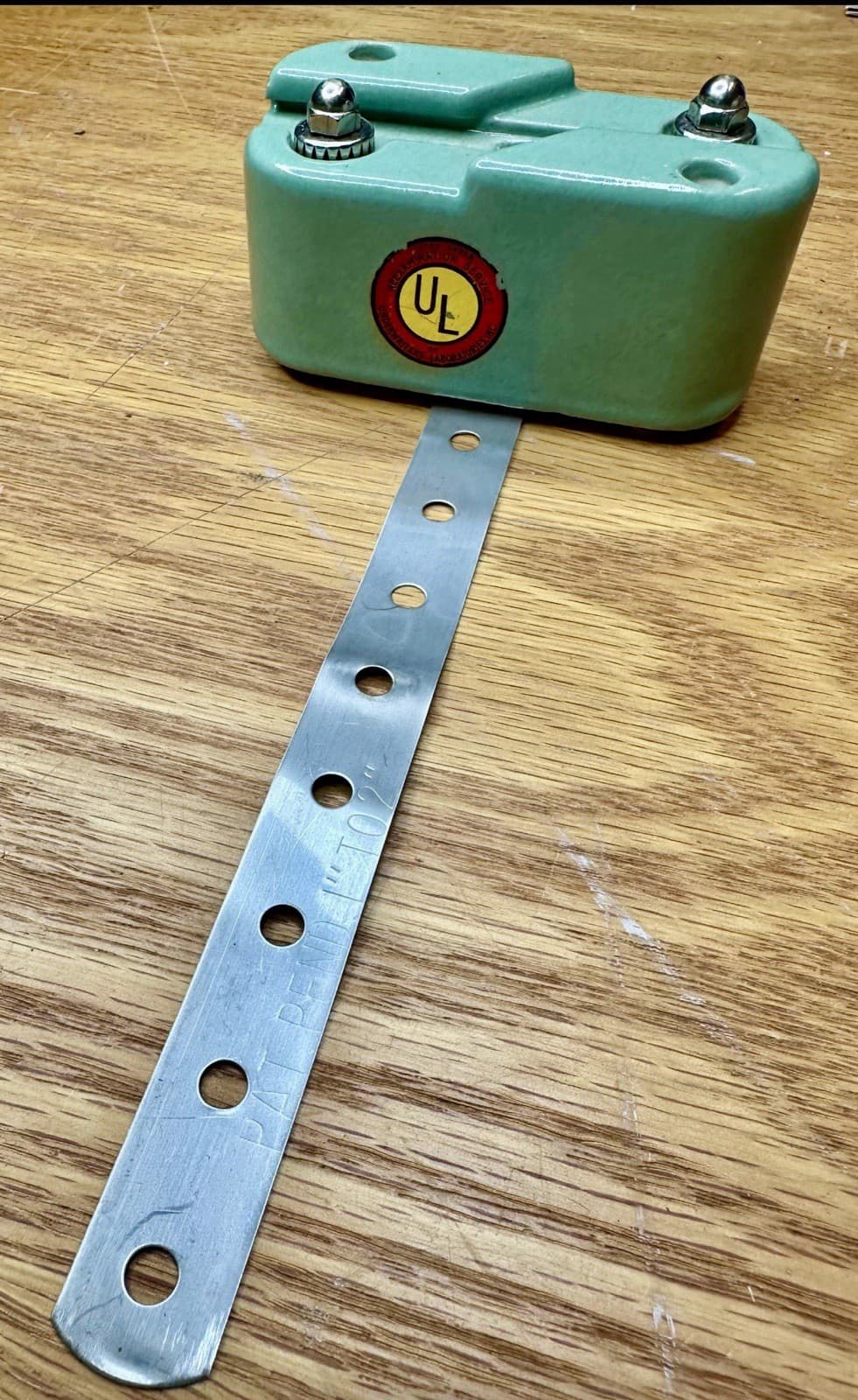 Vintage JFD AT-102 Porcelain Twin Lead Lightning Arrestor – Green - Thumbnail 7