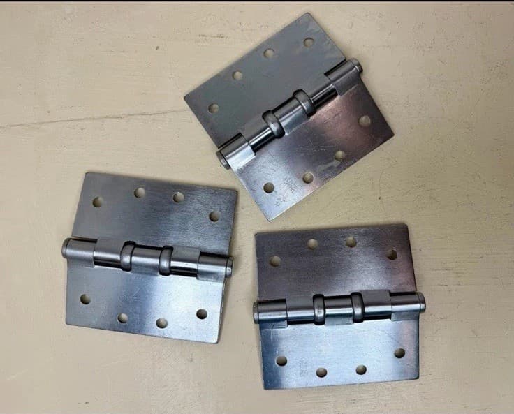 4x4 Steel Ball Bearing Door Hinges Set of 3 Heavy Duty Spartan Japan - Thumbnail 8