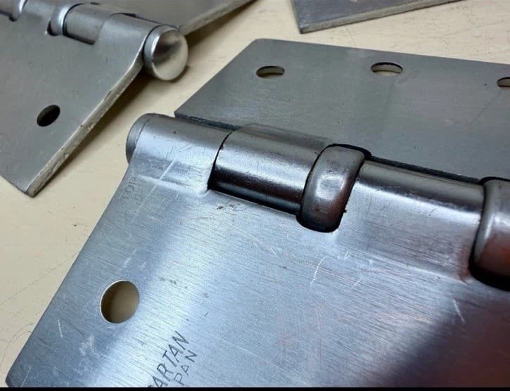 4x4 Steel Ball Bearing Door Hinges Set of 3 Heavy Duty Spartan Japan - Thumbnail 9