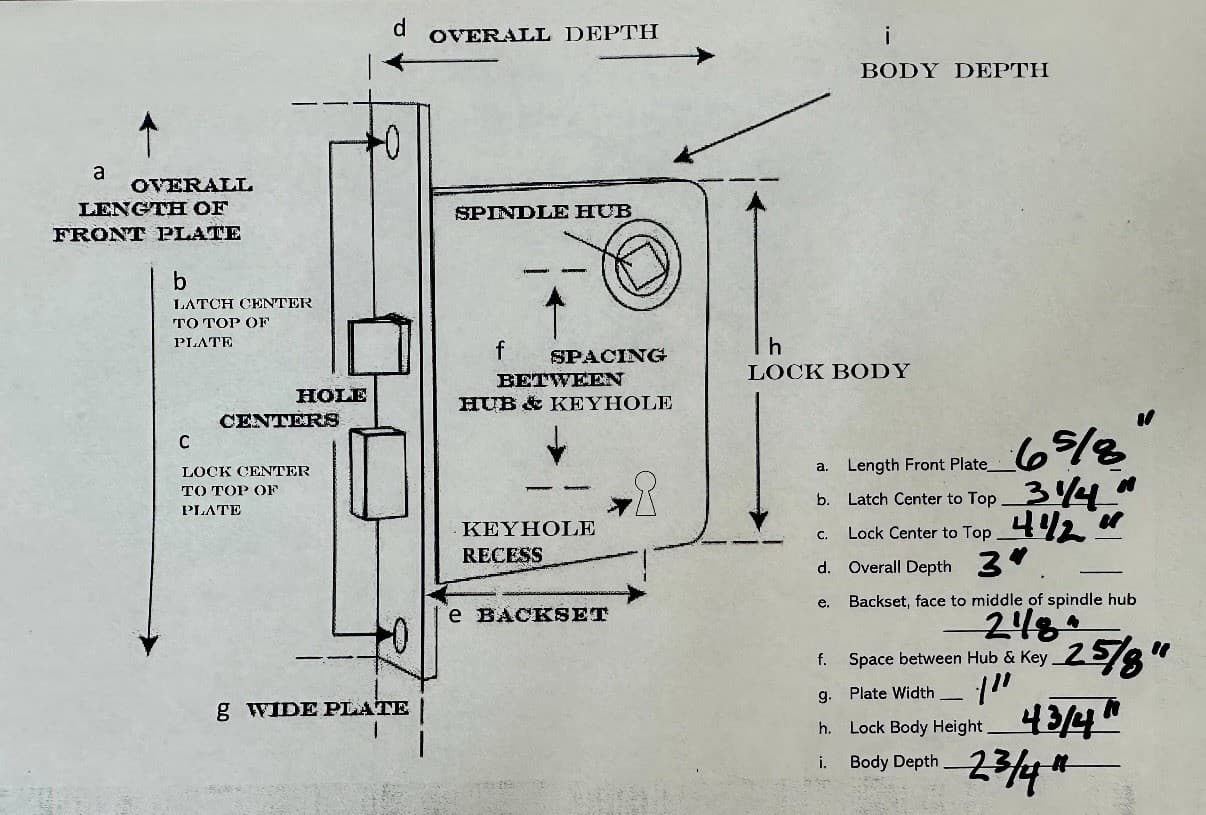Art Deco Door Knob Set - Thumbnail 11
