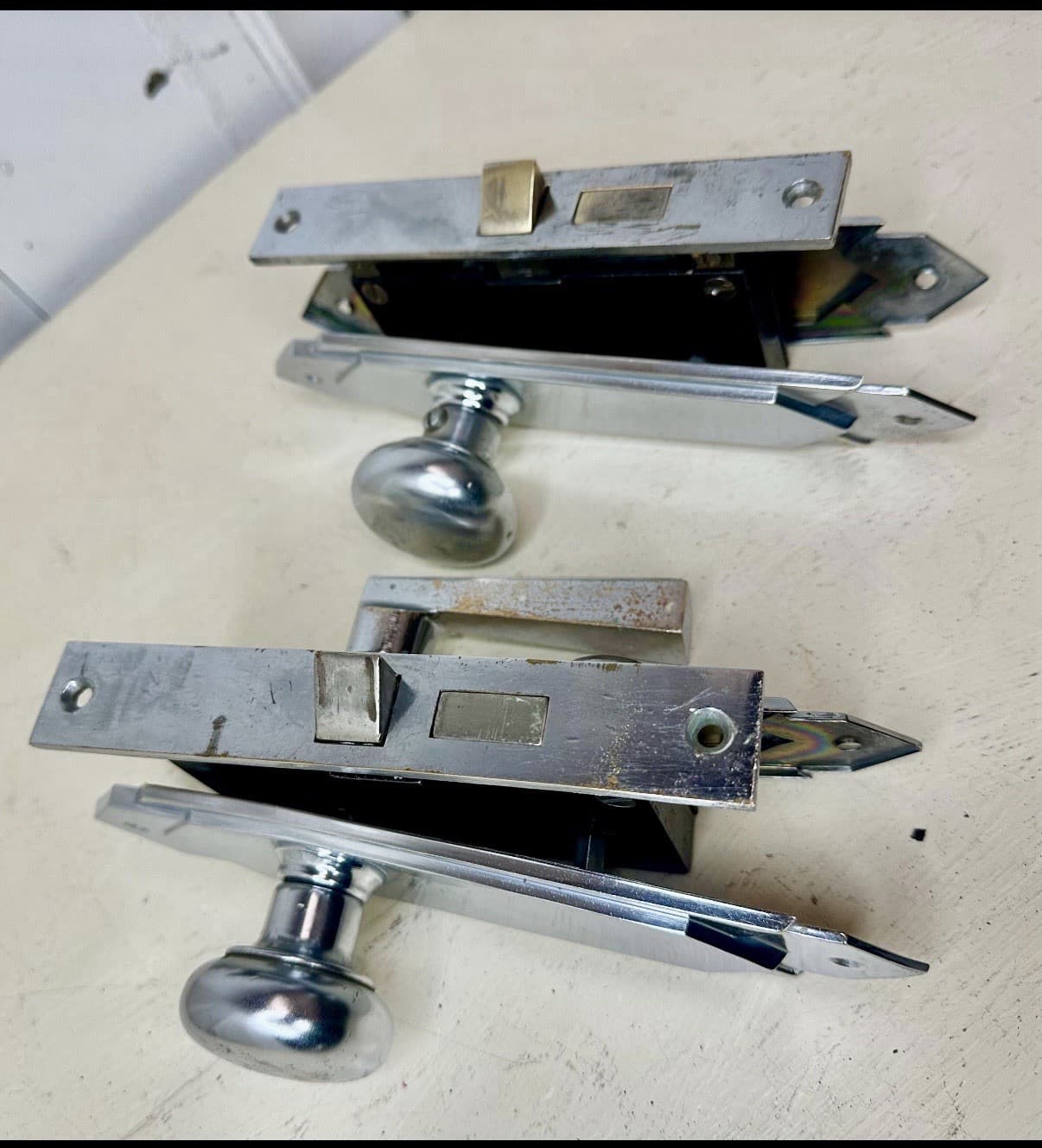 Art Deco Door Knob Set - Thumbnail 3