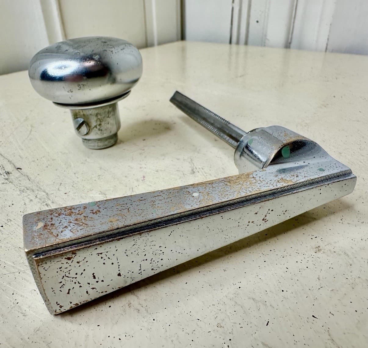 Art Deco Door Knob Set - Thumbnail 5