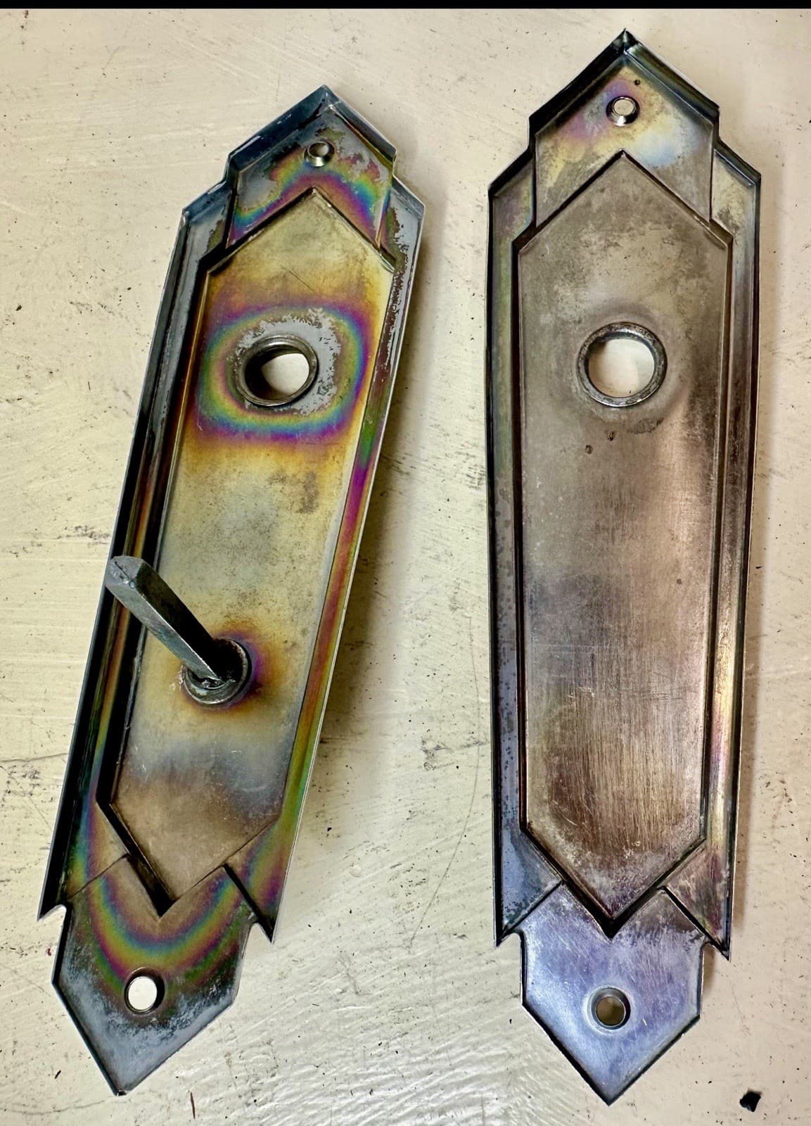 Art Deco Door Knob Set - Thumbnail 10