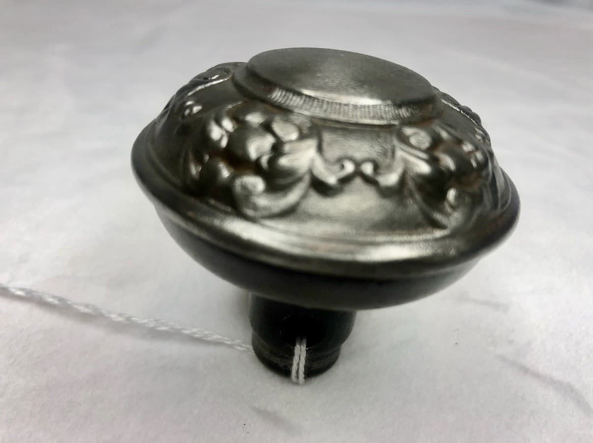 Single Yale & Towne "Nubian" Steel Door Knob - Thumbnail 6