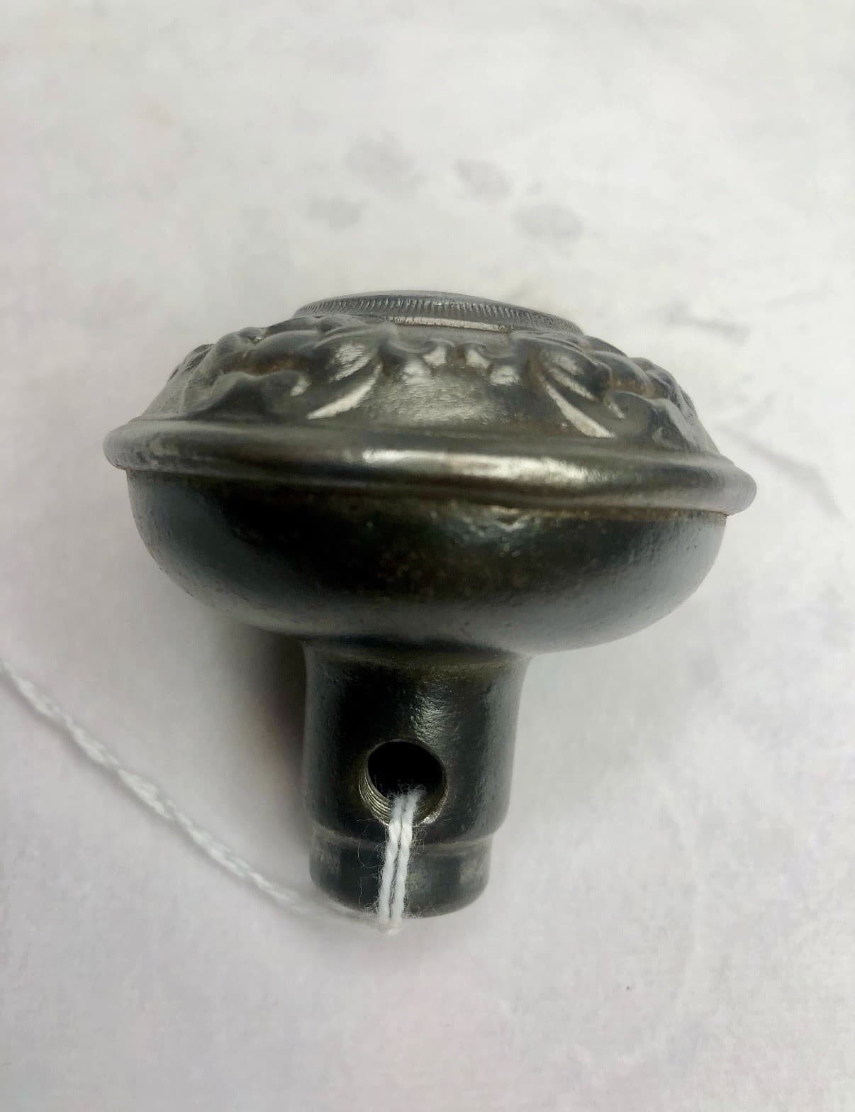 Single Yale & Towne "Nubian" Steel Door Knob - Thumbnail 4