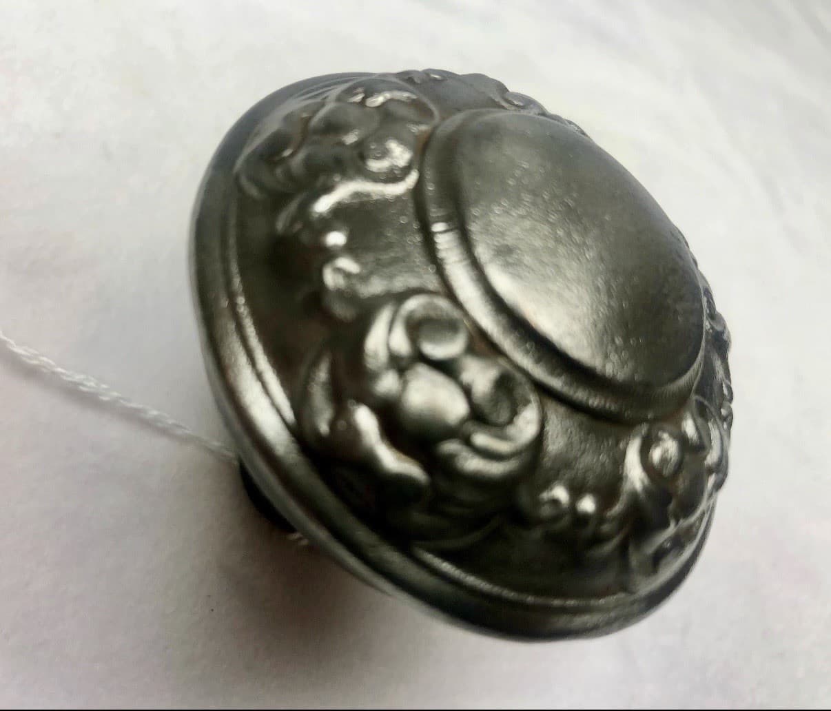 Single Yale & Towne "Nubian" Steel Door Knob - Thumbnail 5
