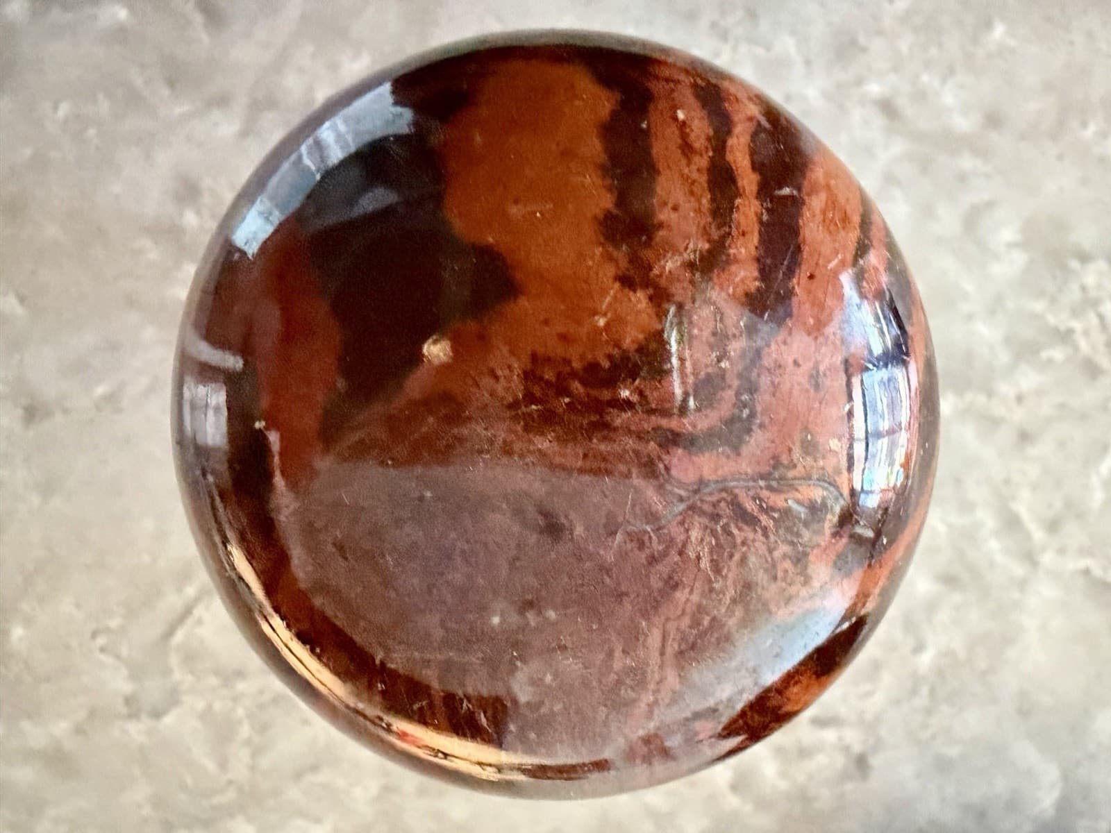 Antique Bennington Rockingham Pottery Door Knob Set Brown Marbled Glaze - Thumbnail 5