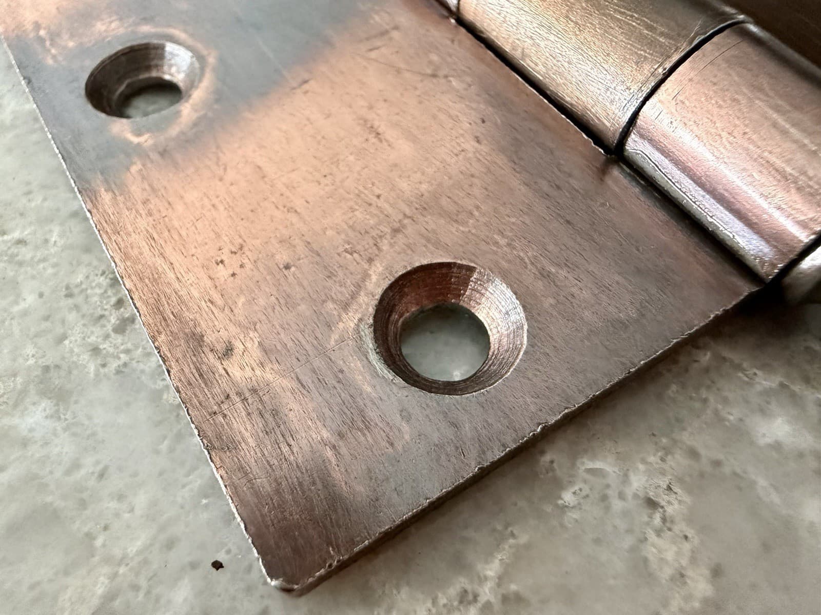 3 Stanley SW Sweetheart 3.5x3.5 Ball Tip Steel Door Hinges Copper Finish - Thumbnail 5