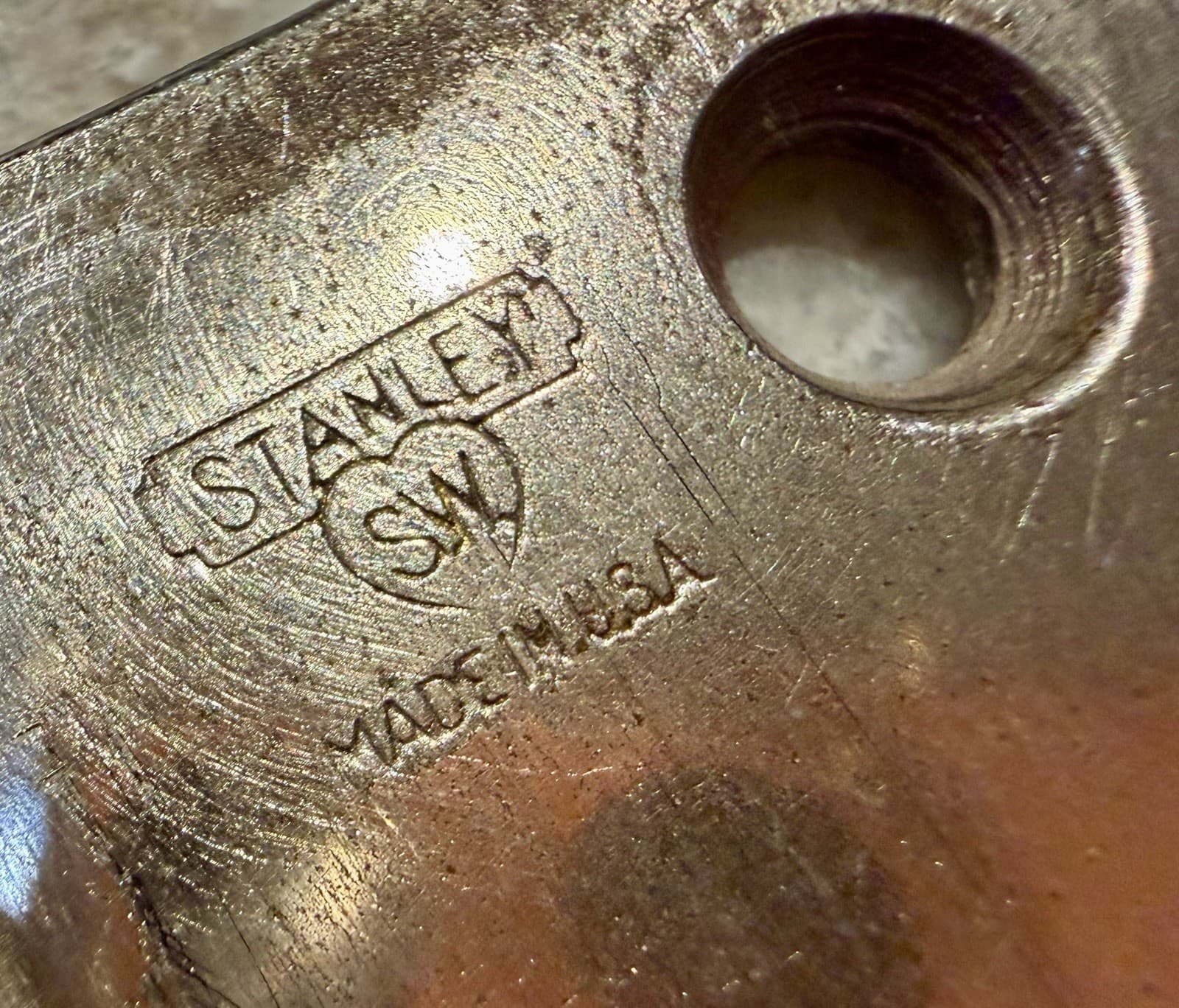 Lot 5 Stanley SW 5x5 Steel Ball Tip Door Hinges Chrome Made USA Vintage - Thumbnail 6