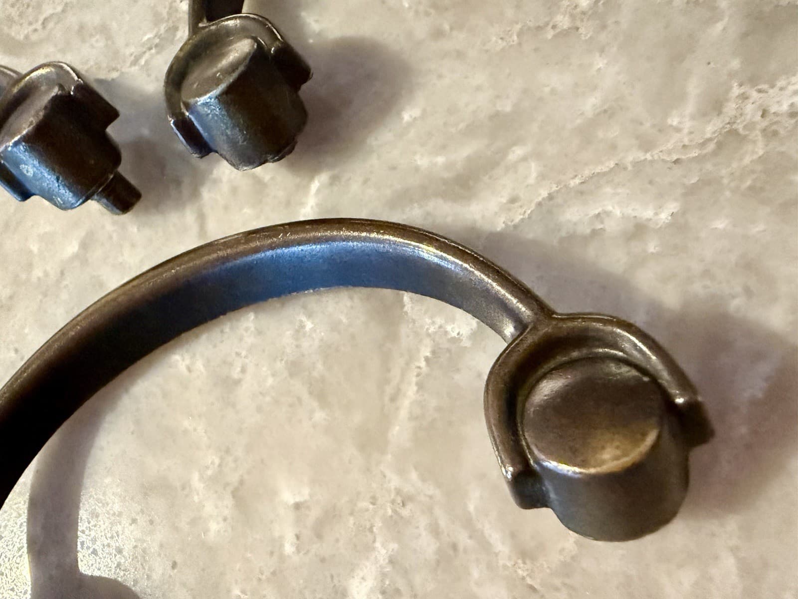 Set of 4 Vintage KBC 6916 Keeler Brass 3.5” Bail Drawer Pull Handles Bronze - Thumbnail 13