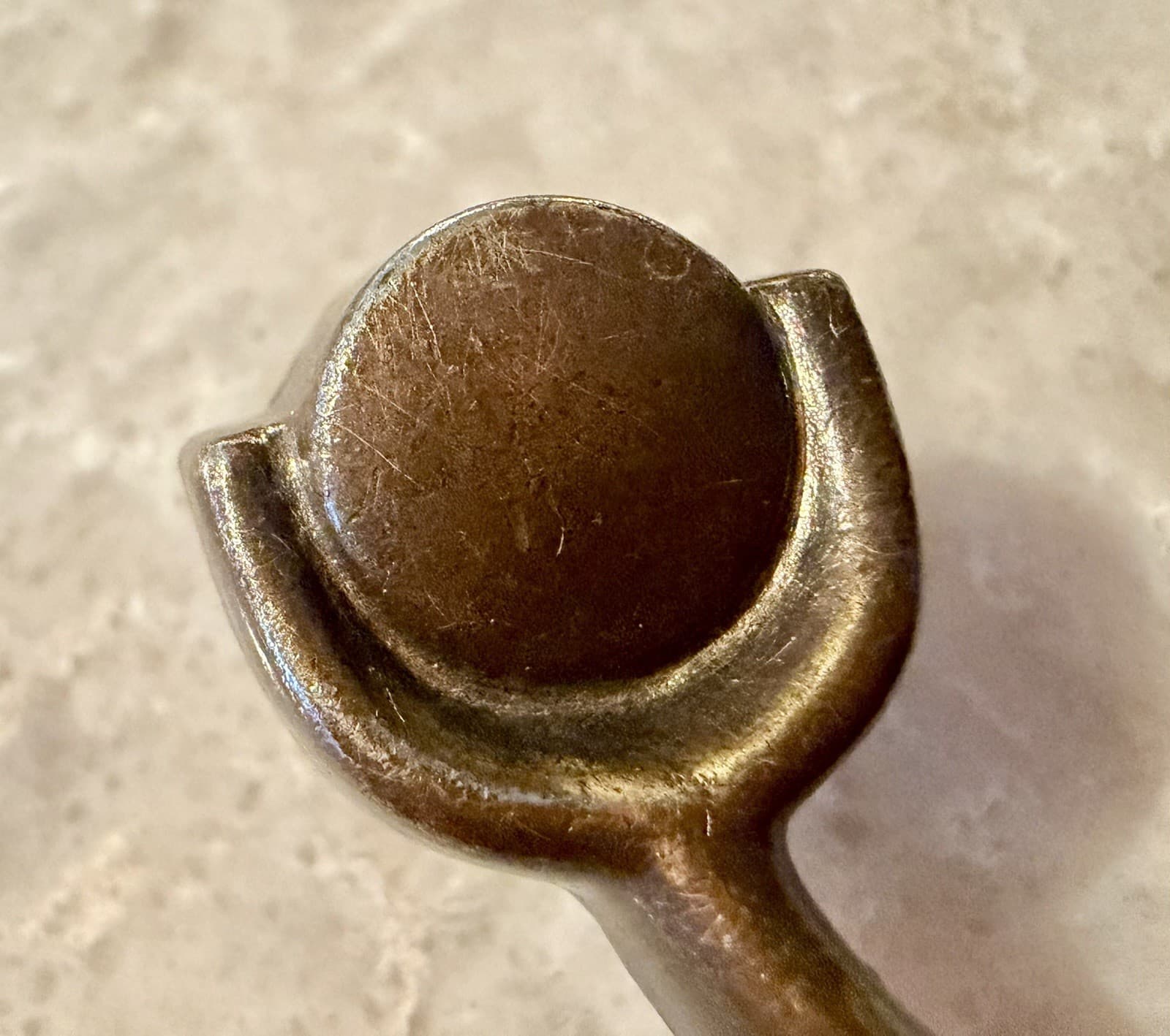 Set of 4 Vintage KBC 6916 Keeler Brass 3.5” Bail Drawer Pull Handles Bronze - Thumbnail 3