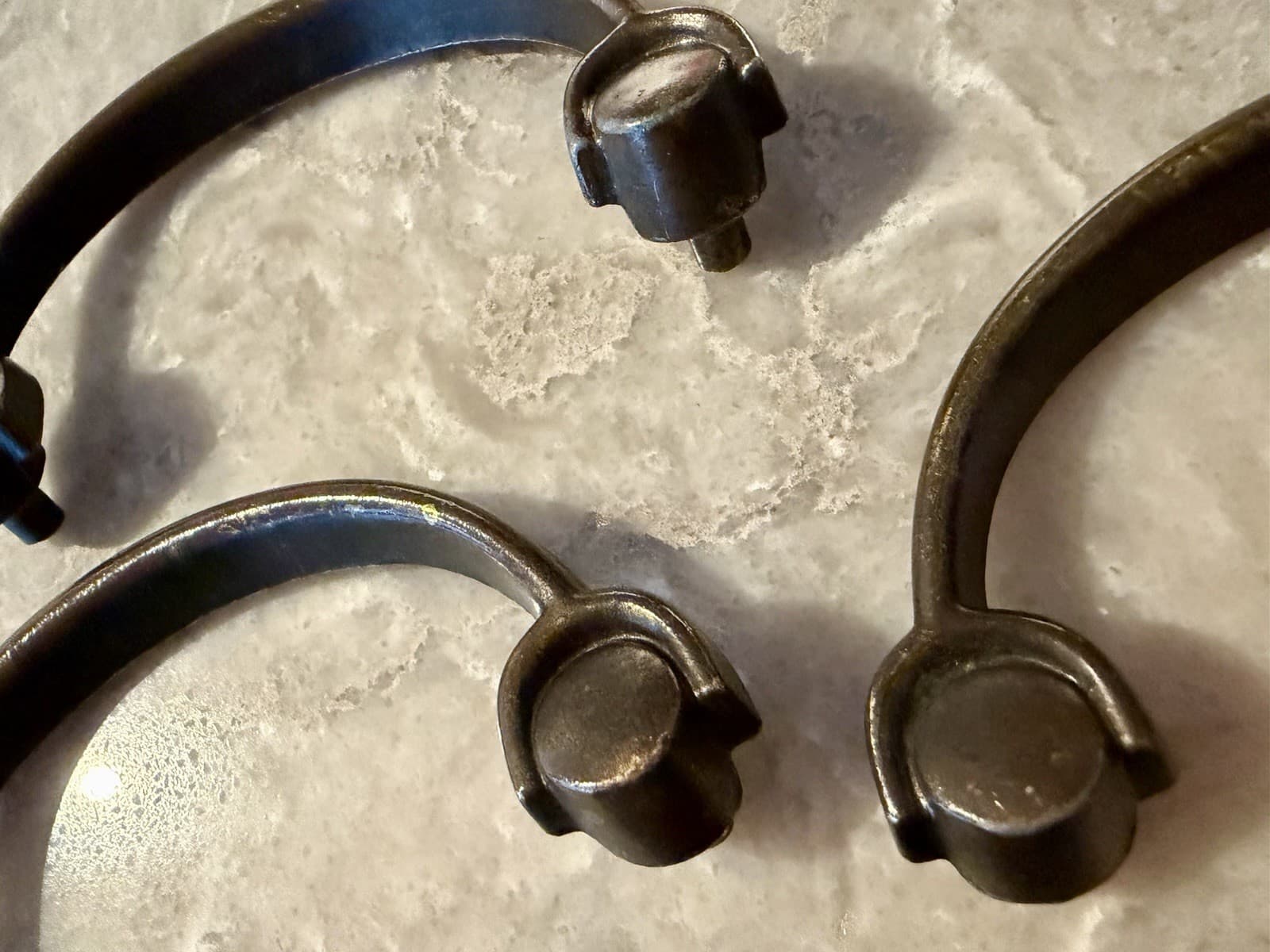 Set of 4 Vintage KBC 6916 Keeler Brass 3.5” Bail Drawer Pull Handles Bronze - Thumbnail 14