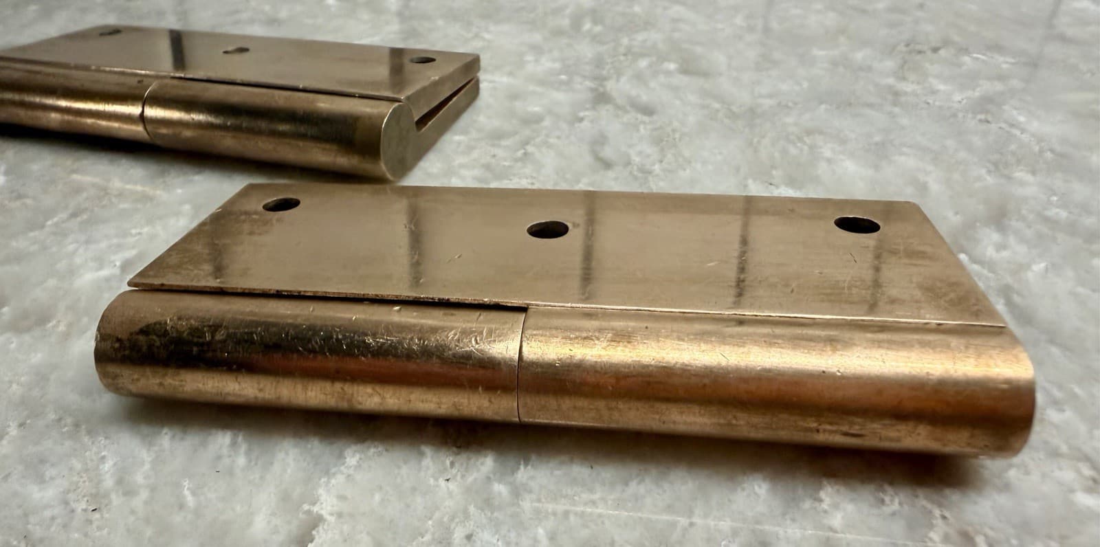 Solid Brass Lift Off Door Hinges Pair 3x4 Heavy Duty Commercial Vintage - Thumbnail 6