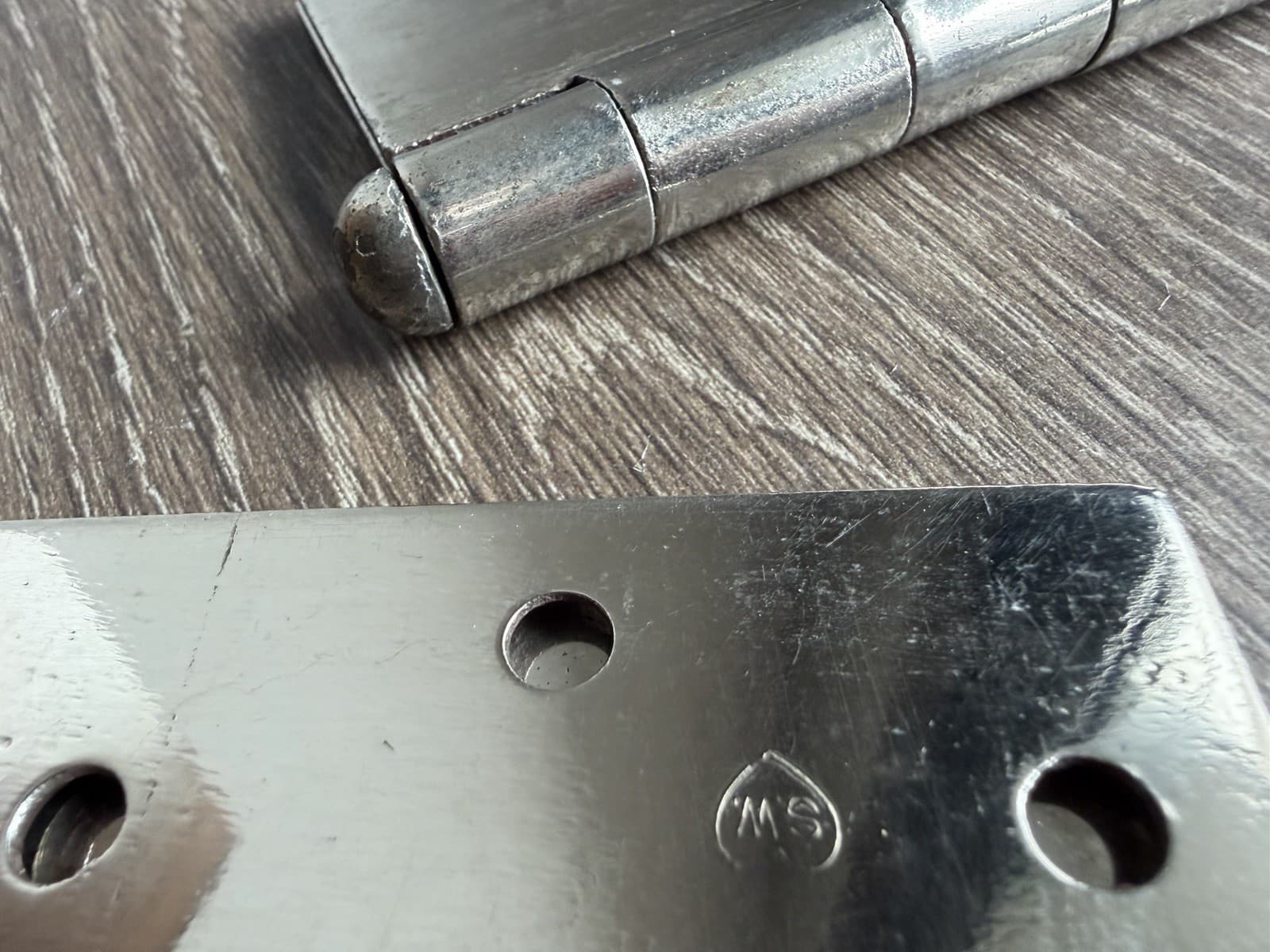 Stanley SW Sweetheart 4x4 Steel Ball Tip Door Hinges Set of 3 Vintage - Thumbnail 10