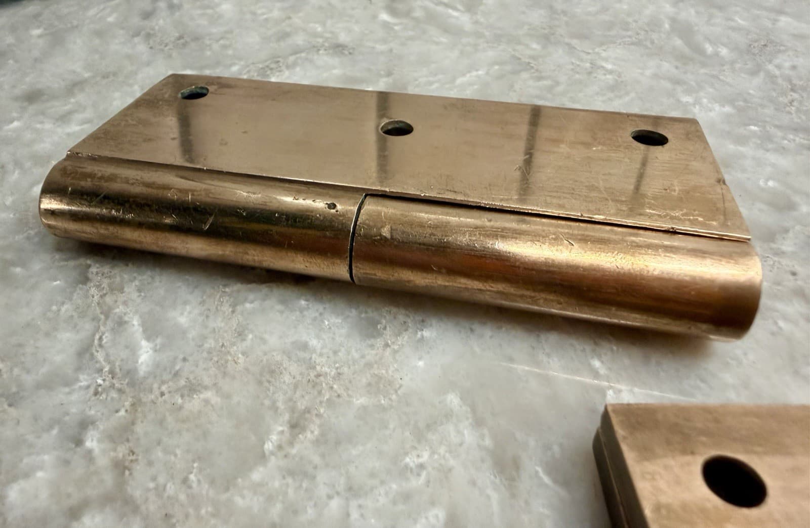 Solid Brass Lift Off Door Hinges Pair 3x4 Heavy Duty Commercial Vintage - Thumbnail 8