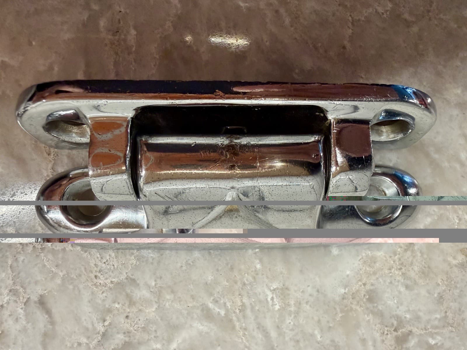 Vintage Art Deco Chrome Ice Box Cabinet Hinges Pair Surface Mount Cooler Door - Thumbnail 8