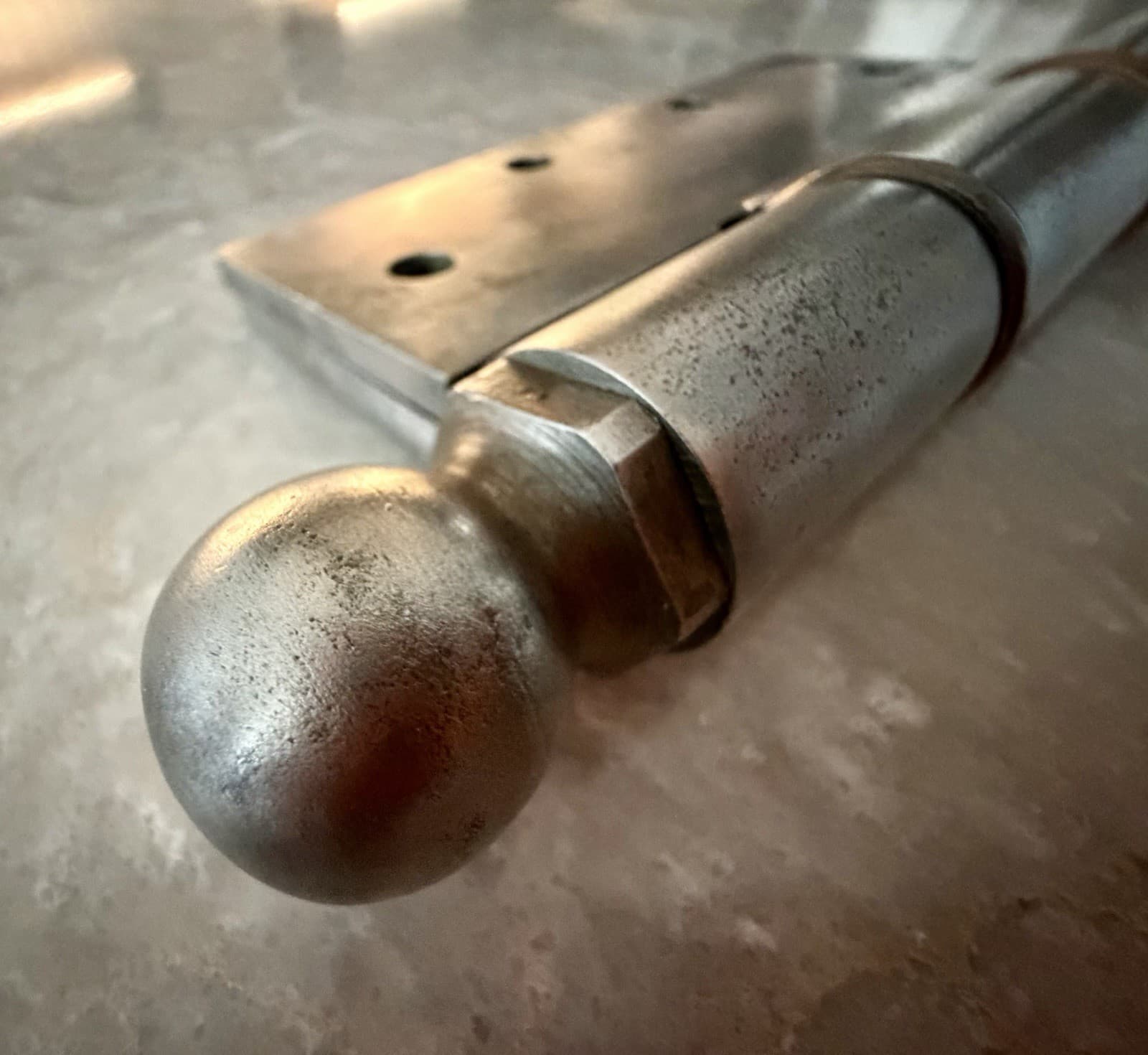 Vintage McKinney 4.5” x 5” Heavy Duty Steel Ball Tip Loose Pin Door Hinge - Thumbnail 14