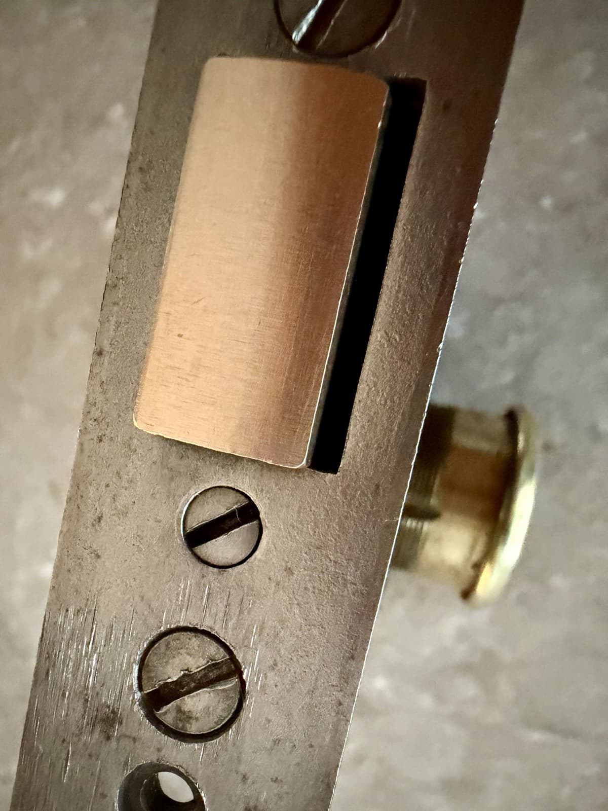Vintage Yale Rim Deadbolt Lock w/ 2 Keys Brass Strike Cleaned Complete - Thumbnail 7