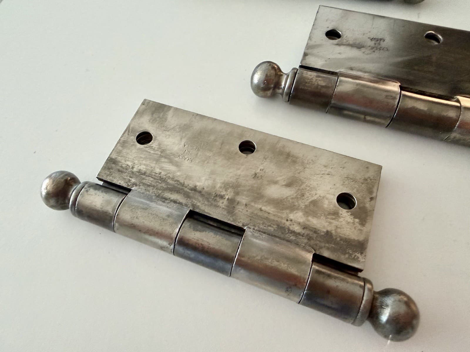 Stanley SW 3.5” Steel Ball Tip Door Hinges Set of 3 Made in USA - Thumbnail 11