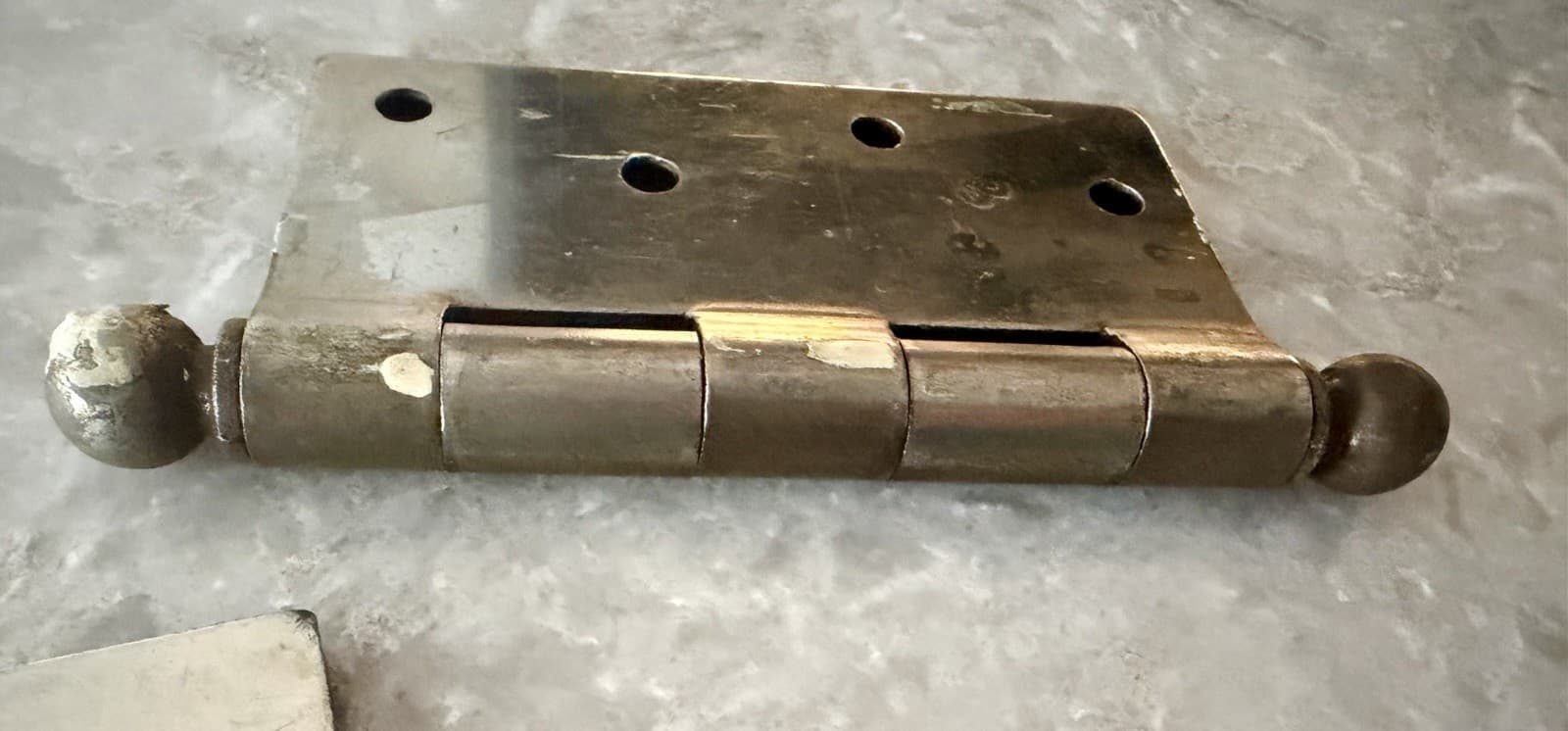 Pair Stanley SW 4x4 Steel Ball Tip Door Hinges Sweetheart Loose Pin - Thumbnail 11