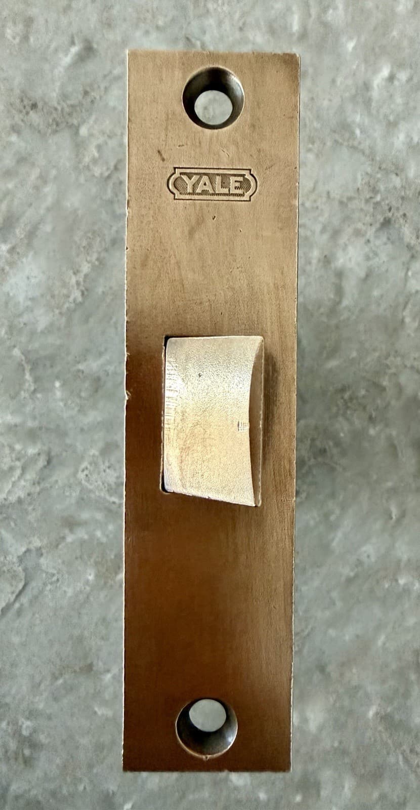 Vintage Yale Brass Passage Mortise Lock Antique Door Hardware - Thumbnail 9