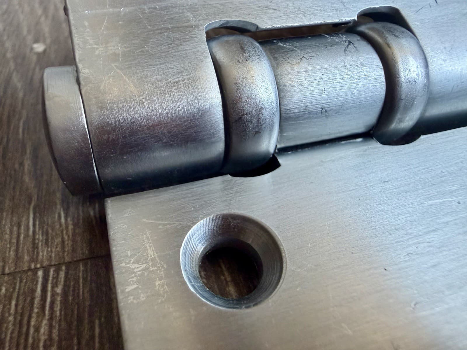 Pair Stanley BB98 Offset Door Hinges 3.5x4.5 Satin Nickel NOS USA - Thumbnail 7