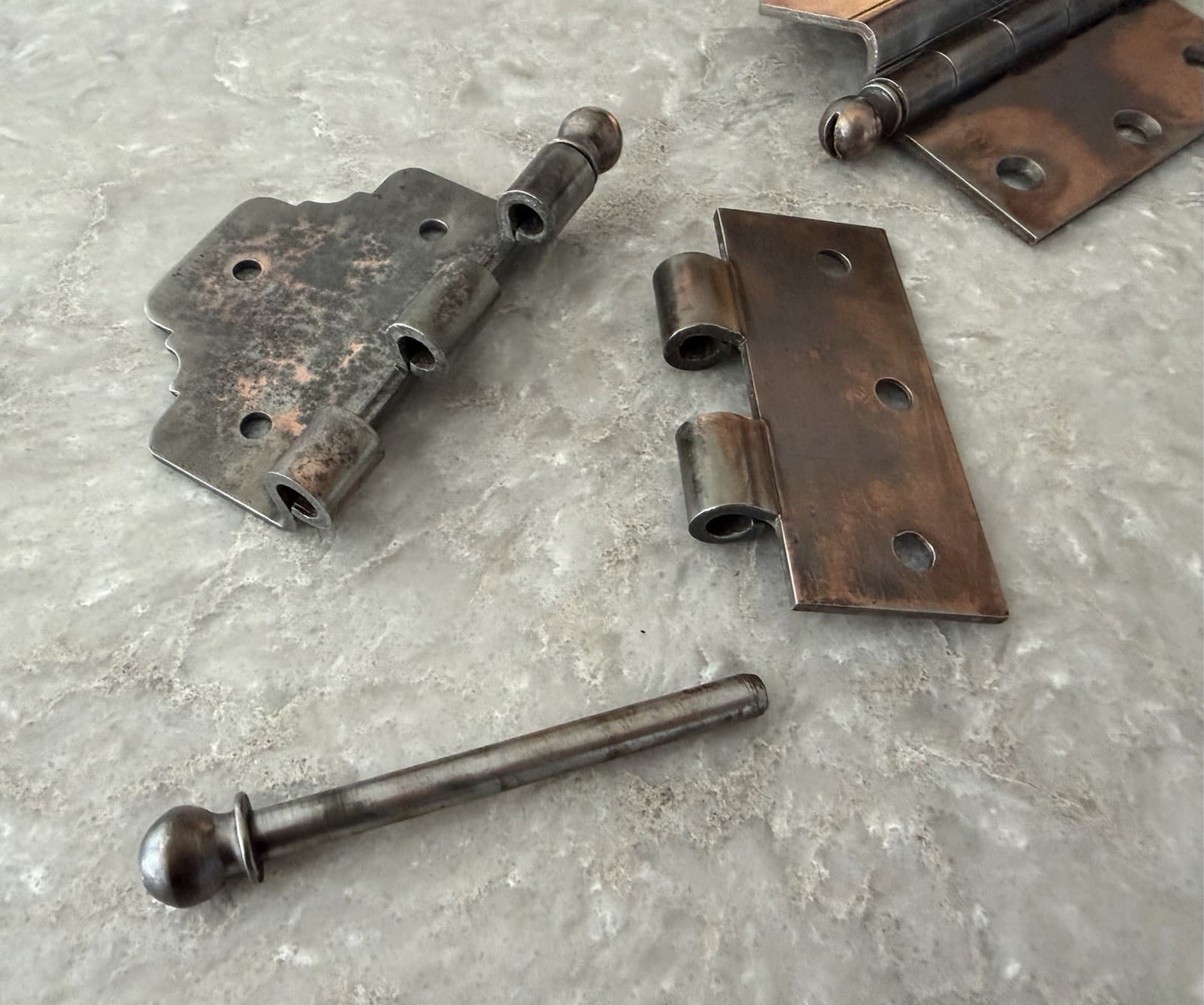 National Mfg 3/4” Offset Door Hinges 4.25” x 3.5” Ball Tip Set of 2 - Thumbnail 10