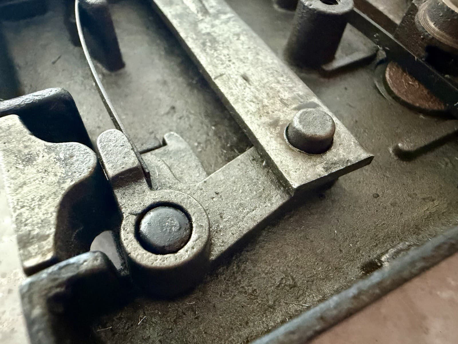 Antique Corbin Mortise Door Lock w/ Original Skeleton Key Brass Faceplate - Thumbnail 14