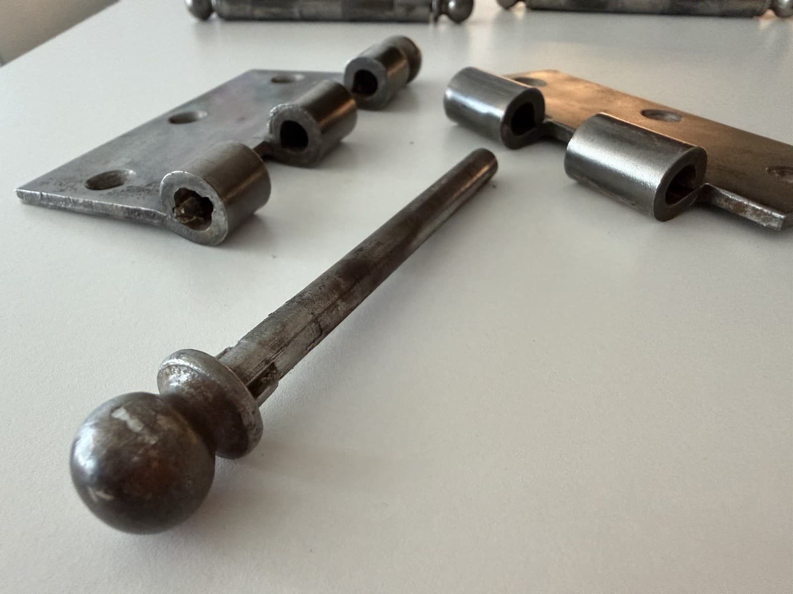 Stanley SW 3.5” Steel Ball Tip Door Hinges Set of 3 Sweetheart Made USA - Thumbnail 16