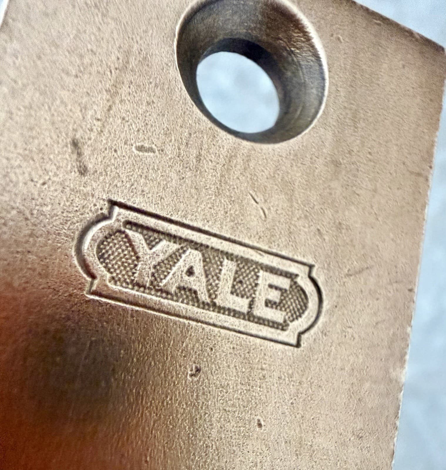 Vintage Yale Brass Passage Mortise Lock Antique Door Hardware - Thumbnail 5