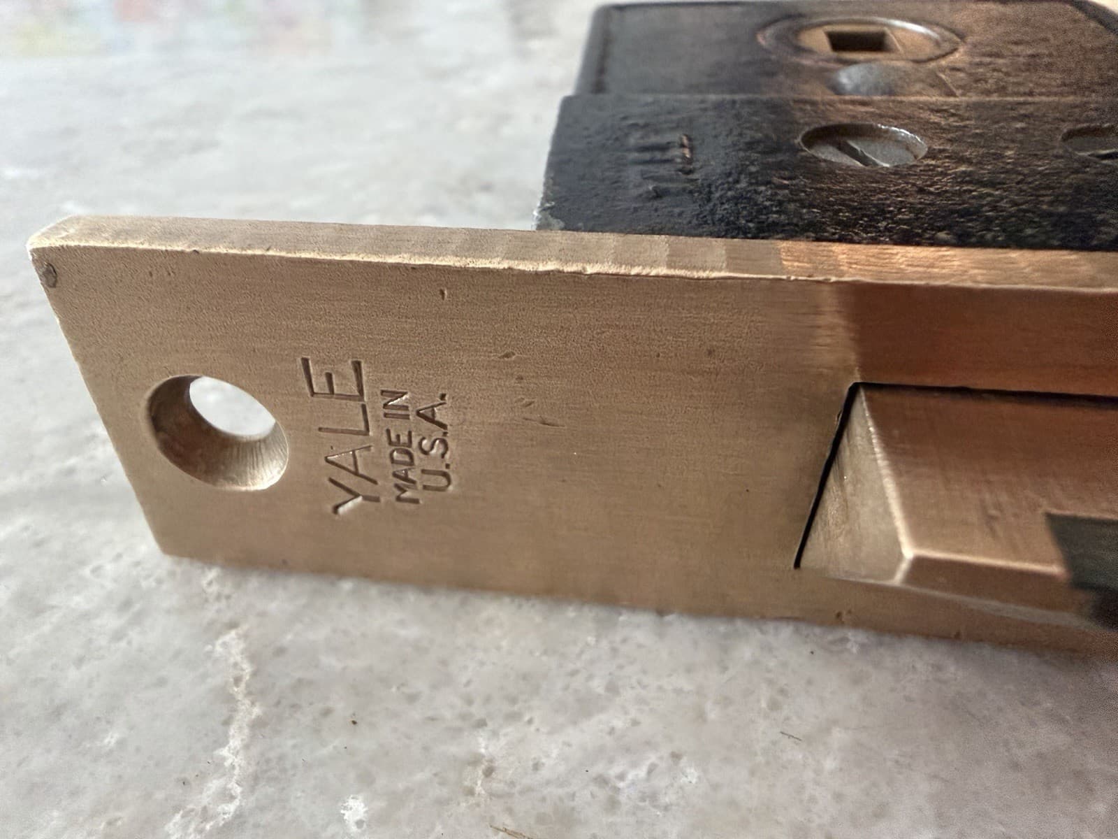 Vintage Yale Brass Passage Mortise Lock Antique Door Hardware - Thumbnail 16