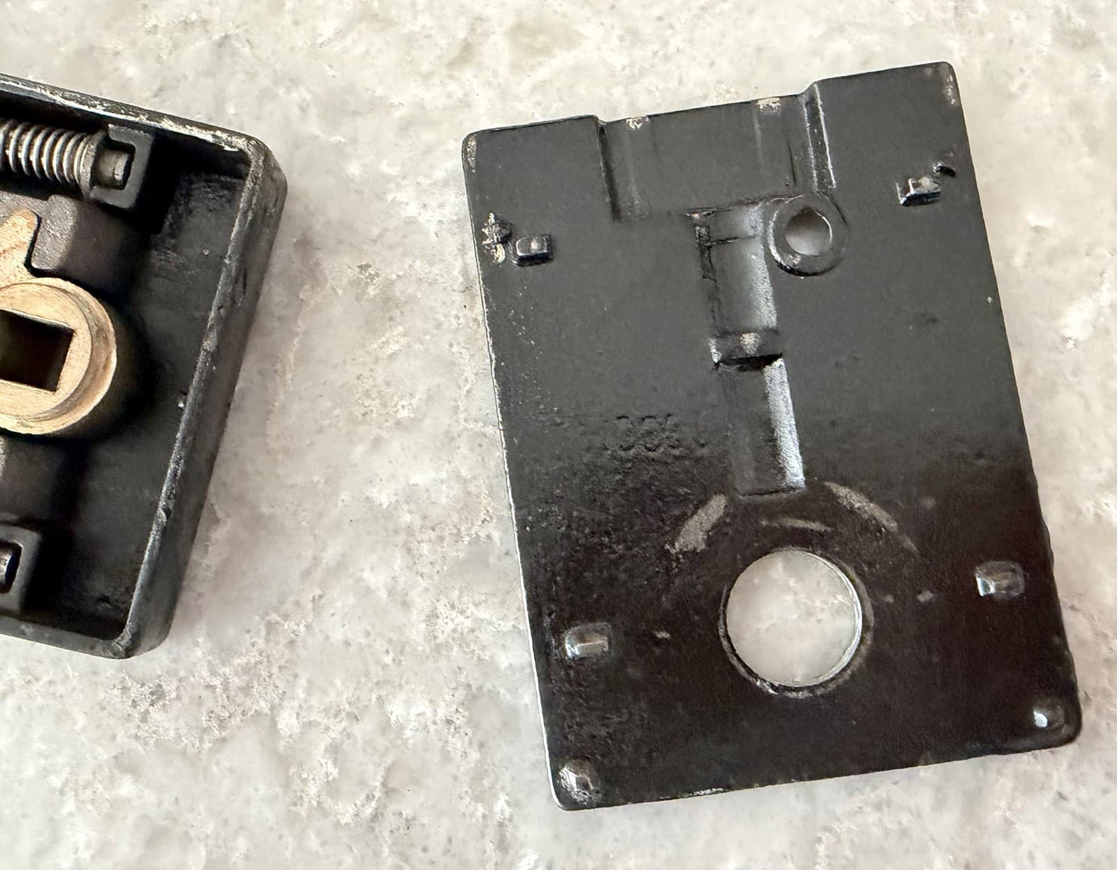Vintage Yale Brass Passage Mortise Lock Antique Door Hardware - Thumbnail 16
