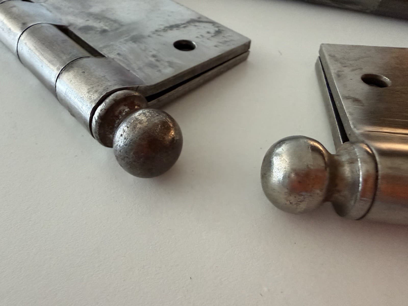 Stanley SW 3.5” Steel Ball Tip Door Hinges Set of 3 Sweetheart Made USA - Thumbnail 12