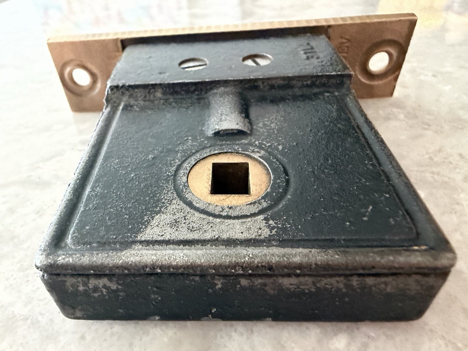 Vintage Yale Brass Passage Mortise Lock Antique Door Hardware - Thumbnail 14