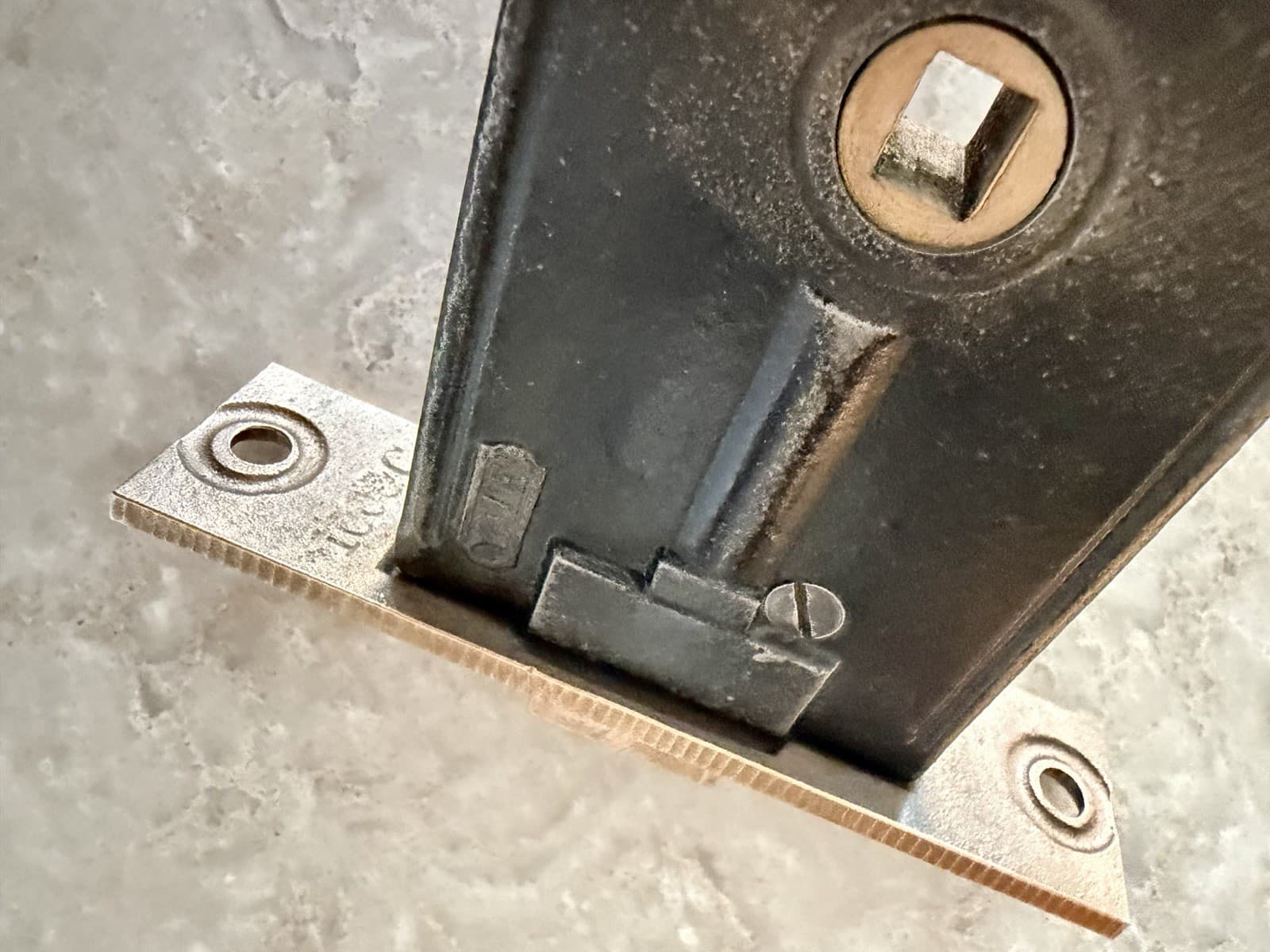 Vintage Yale Brass Passage Mortise Lock Antique Door Hardware - Thumbnail 10